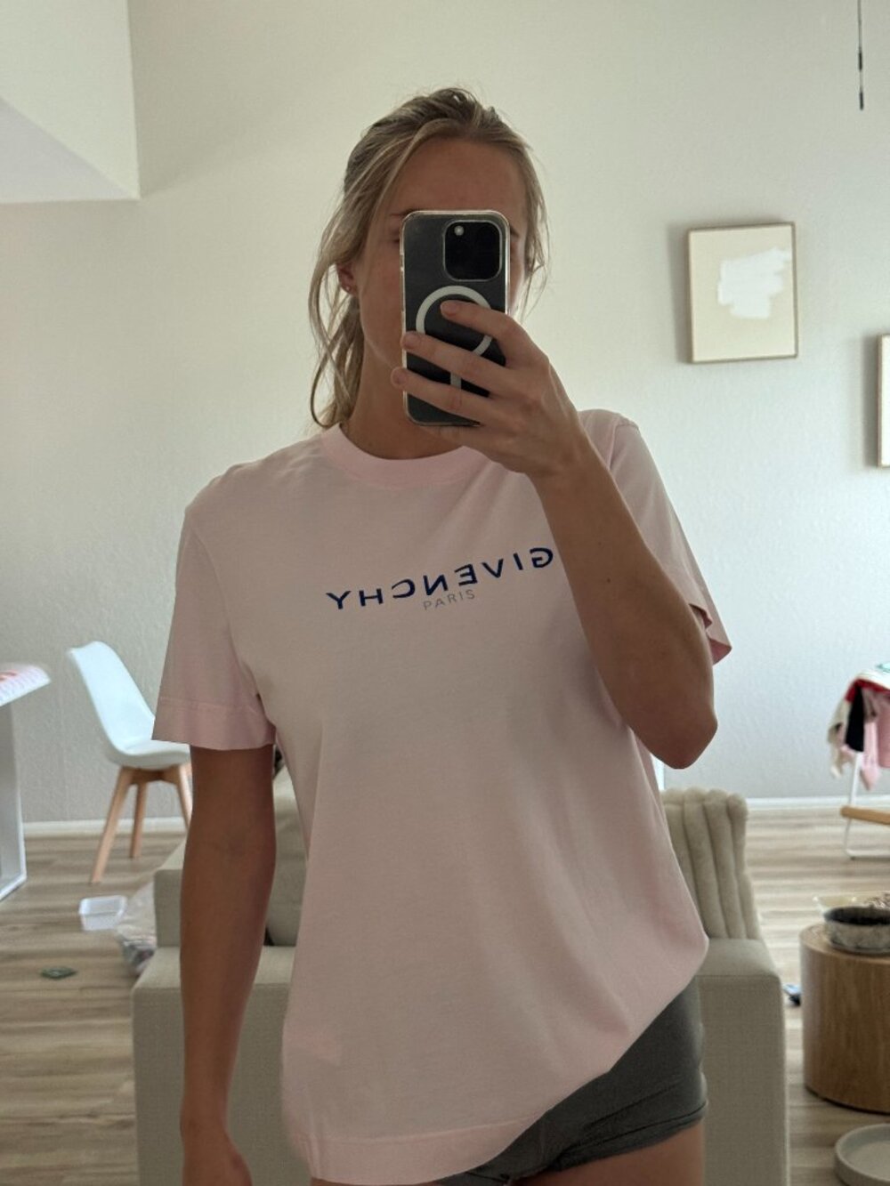Givenchy Pink Logo Tee - Never Worn still have Tags (XS)